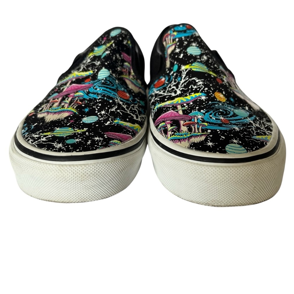 Vans Cosmic Glow classic canvas shoes w/ glow in the dark mushroom galaxy print - Picture 3 of 9